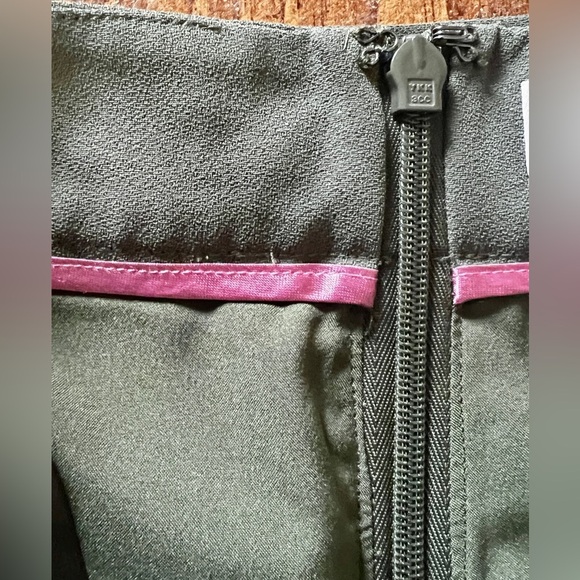 Ted Baker London Olive Tie Waist Paper Bag Trouser Shorts - Size 0 (27") - Picture 13 of 13